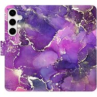 iSaprio flip case Purple Marble for Samsung Galaxy S24+ - Phone Case