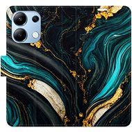 iSaprio flip case Dark Paint for Xiaomi Redmi Note 13 - Phone Case