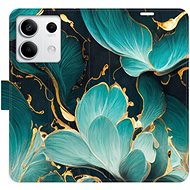 iSaprio flip case Blue Flowers 02 for Xiaomi Redmi Note 13 5G - Phone Case