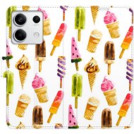 iSaprio flip case Ice Cream Pattern for Xiaomi Redmi Note 13 5G - Phone Case