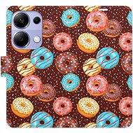 iSaprio flip pouzdro Donuts Pattern pro Xiaomi Redmi Note 13 Pro - Phone Case