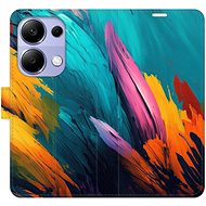 iSaprio flip case Orange Paint 02 for Xiaomi Redmi Note 13 Pro - Phone Case