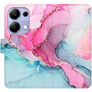 iSaprio flip case PinkBlue Marble for Xiaomi Redmi Note 13 Pro - Phone Case
