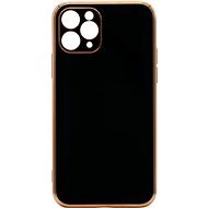 iWill Luxury Electroplating Phone Case iPhone 12 Pro Max Black tok - Telefon tok