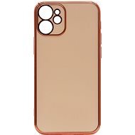 iWill Luxury Electroplating Phone Case az iPhone 12 készülékhez Pink - Telefon tok