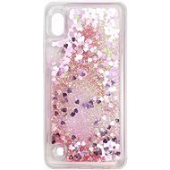 iWill Glitter Liquid Heart Case für Samsung Galaxy A10 Pink - Handyhülle