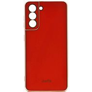 iWill Luxury Electroplating Phone Case a Galaxy S21 5G készülékhez Orange - Telefon tok