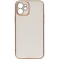 iWill Luxury Electroplating Phone Case az iPhone 12 Mini készülékhez White - Telefon tok