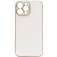 iWill Luxury Electroplating Phone Case pre iPhone 13 Pro Max White - Kryt na mobil