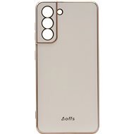 iWill Luxury Electroplating Phone Case pre Galaxy S21 5G White - Kryt na mobil