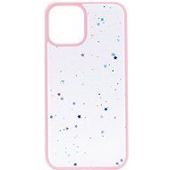 iWill Clear Glitter Star Phone Case for iPhone 12 Pink - Phone Cover