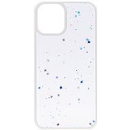 iWill Clear Glitter Star Phone Case pre iPhone 13 mini White - Kryt na mobil