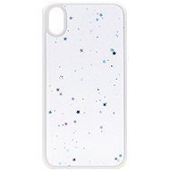 iWill Clear Glitter Star Phone Case az iPhone XR készülékhez White - Telefon tok