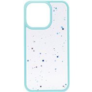 iWill Clear Glitter Star Phone Case for iPhone 13 Pro Blue - Phone Cover