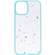 iWill Clear Glitter Star Phone Case az iPhone 13 mini készülékhez Blue - Telefon tok