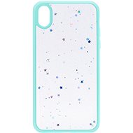 iWill Clear Glitter Star Phone Case for iPhone XR Blue - Phone Cover
