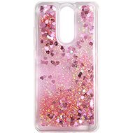 iWill Glitter Liquid Heart Case for Xiaomi Redmi 8, Pink - Phone Cover