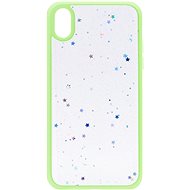 iWill Clear Glitter Star Phone Case for iPhone XR Green - Phone Cover