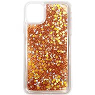 iWill Glitter Liquid Star Hülle für Apple iPhone 11 Rosegold - Handyhülle