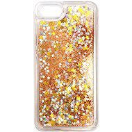 iWill Glitter Liquid Star Case for Apple iPhone 7/8/SE 2020, Rose Gold - Phone Cover