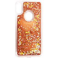 iWill Glitter Liquid Star Case for Honor 8A/Huawei Y6s, Rose Gold - Phone Cover