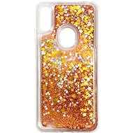 iWill Glitter Liquid Star Case for HUAWEI Y6 (2019), Rose Gold - Phone Cover