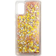 iWill Glitter Liquid Star Case für Samsung Galaxy A41 Roségold - Handyhülle