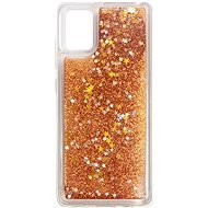 iWill Glitter Liquid Star Case for Samsung Galaxy A51, Rose Gold - Phone Cover