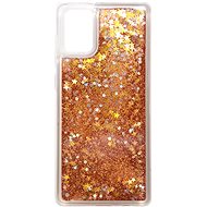 iWill Glitter Liquid Star Case for Samsung Galaxy A71, Rose Gold - Phone Cover