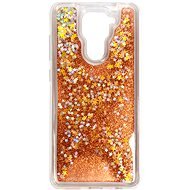 iWill Glitter Liquid Star Xiaomi Redmi Note 9 Rose Gold tok - Telefon tok