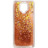 iWill Glitter Liquid Star Xiaomi Redmi Note 9 Pro Rose Gold tok - Telefon tok