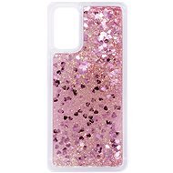 iWill Glitter Liquid Heart Case for Xiaomi POCO M3, Pink - Phone Cover