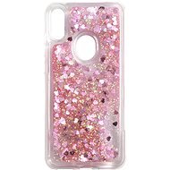 iWill Glitter Liquid Heart Case für Honor 8A / Huawei Y6s Pink - Handyhülle