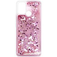 iWill Glitter Liquid Heart Case für Realme 7i Pink - Handyhülle