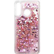 iWill Glitter Liquid Heart Case for Huawei P30 Lite, Pink - Phone Cover