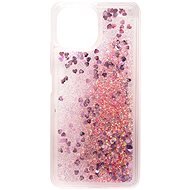 iWill Glitter Liquid Heart Case pre Xiaomi Mi 11 Lite 5G Pink - Kryt na mobil