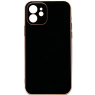 iWill Luxury Electroplating Phone Case for iPhone 12 Black - Phone Cover