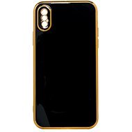 iWill Luxury Electroplating Phone Case az iPhone X készülékhez Black - Telefon tok