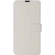 iWill Book PU Leather Case for Xiaomi Redmi Note 9, White - Phone Case