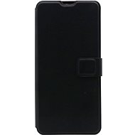 iWill Book PU Leather Case for Motorola Moto E6 Plus, Black - Phone Case