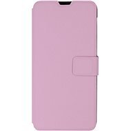 iWill Book PU Leather Samsung Galaxy M21 rózsaszín tok - Mobiltelefon tok