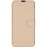 iWill Book PU Leather Case for Xiaomi Redmi Note 8 Pro, Gold - Phone Case