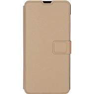 iWill Book PU Leather Case for Xiaomi Redmi Note 9 Pro, Gold - Phone Case