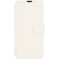 iWill Book PU Leather Case Huawei P40 Lite E White tok - Mobiltelefon tok