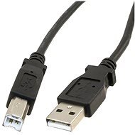 PremiumCord USB 2.0 5m, összekötő, fekete - Adatkábel