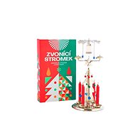 LOGIMAX Bell tree silver - Christmas Candlestick