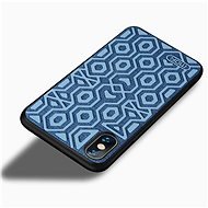 MoFi Anti-Rutsch-Rückenkoffer Unregelmäßiges iPhone Xr Blau - Handyhülle