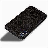 MoFi Anti-slip Back Case Irregular iPhone Xs, fekete - Telefon tok