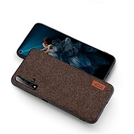 MoFi Fabric Back Cover for Honor 20 Pro Brown - Phone Cover