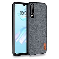 MoFi Fabric Back Cover for HUAWEI P30 Lite Grey - Phone Cover